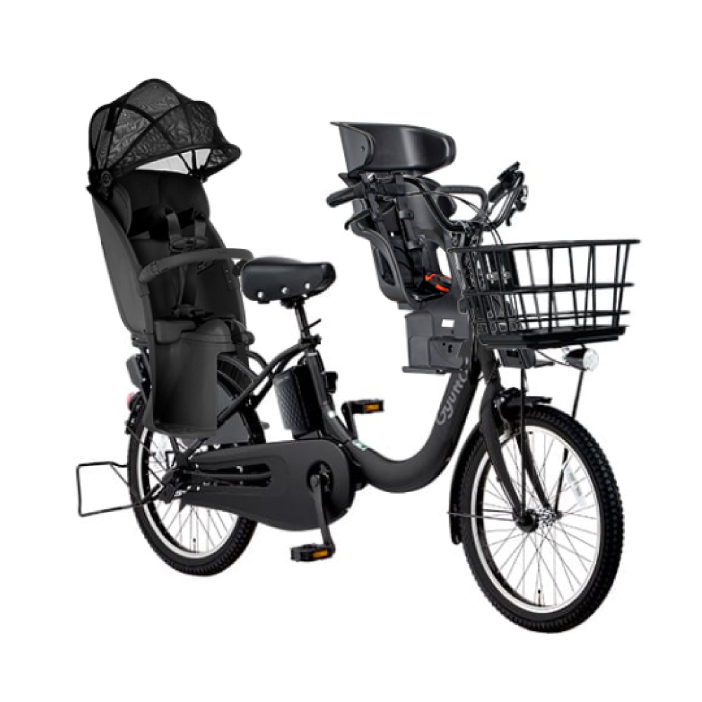 【セット販売】電動アシスト自転車 Panasonic パナソニック 2025年モデル ギュット・クルームR・EX FRE034 20インチ Gyutto 3人乗りセット NCD510S/NCD512S | Gyutto | 01