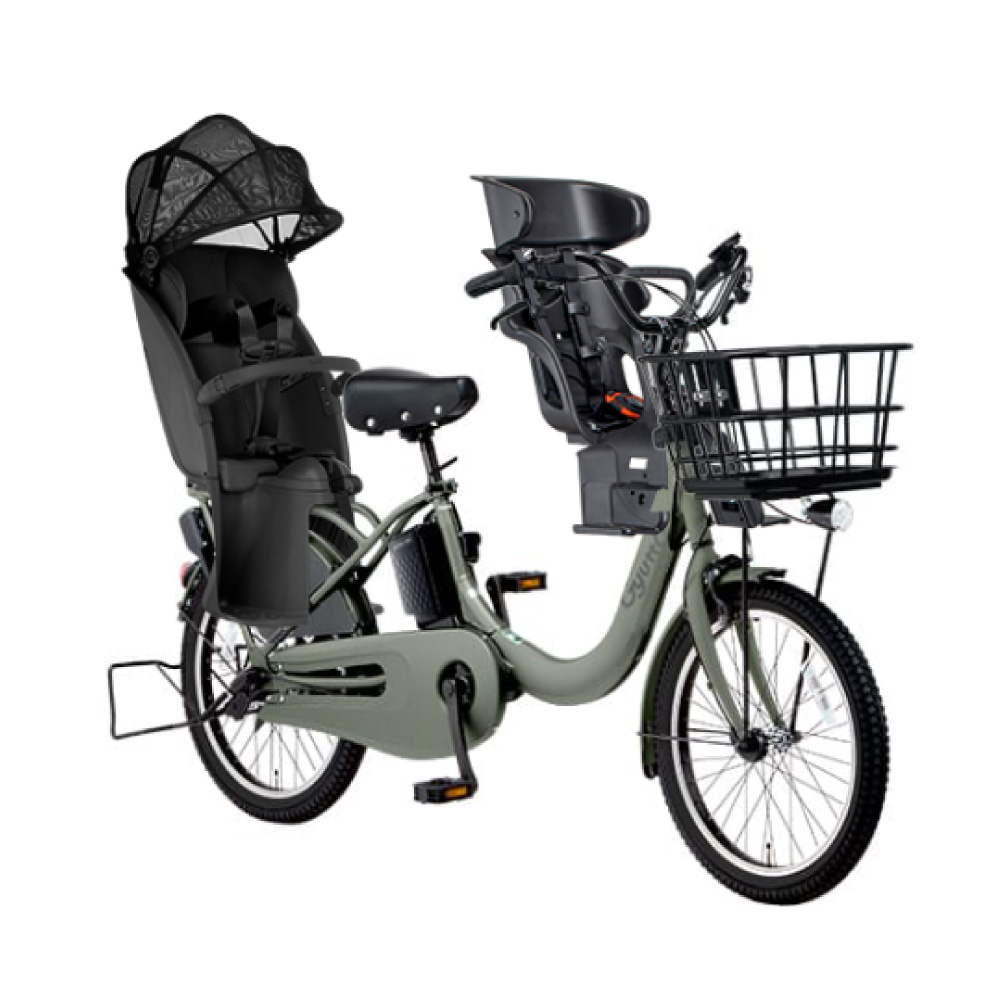 【セット販売】電動アシスト自転車 Panasonic パナソニック 2025年モデル ギュット・クルームR・EX FRE034 20インチ Gyutto 3人乗りセット NCD510S/NCD512S | Gyutto | 02