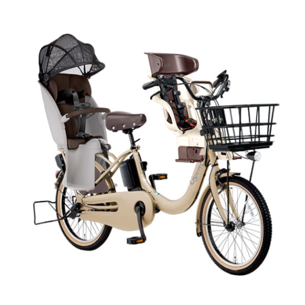 【セット販売】電動アシスト自転車 Panasonic パナソニック 2025年モデル ギュット・クルームR・EX FRE034 20インチ Gyutto 3人乗りセット NCD510S/NCD512S | Gyutto | 05