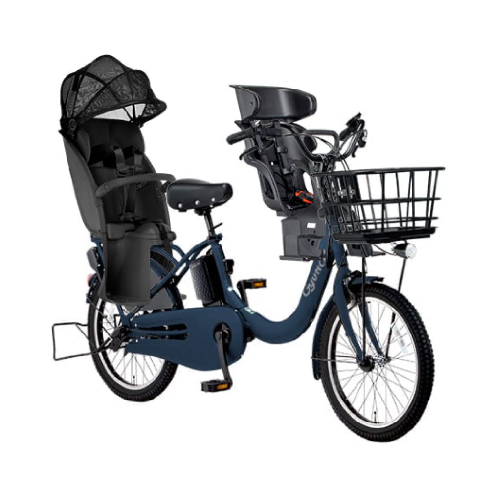 【セット販売】電動アシスト自転車 Panasonic パナソニック 2025年モデル ギュット・クルームR・EX FRE034 20インチ Gyutto 3人乗りセット NCD510S/NCD512S | Gyutto | 06