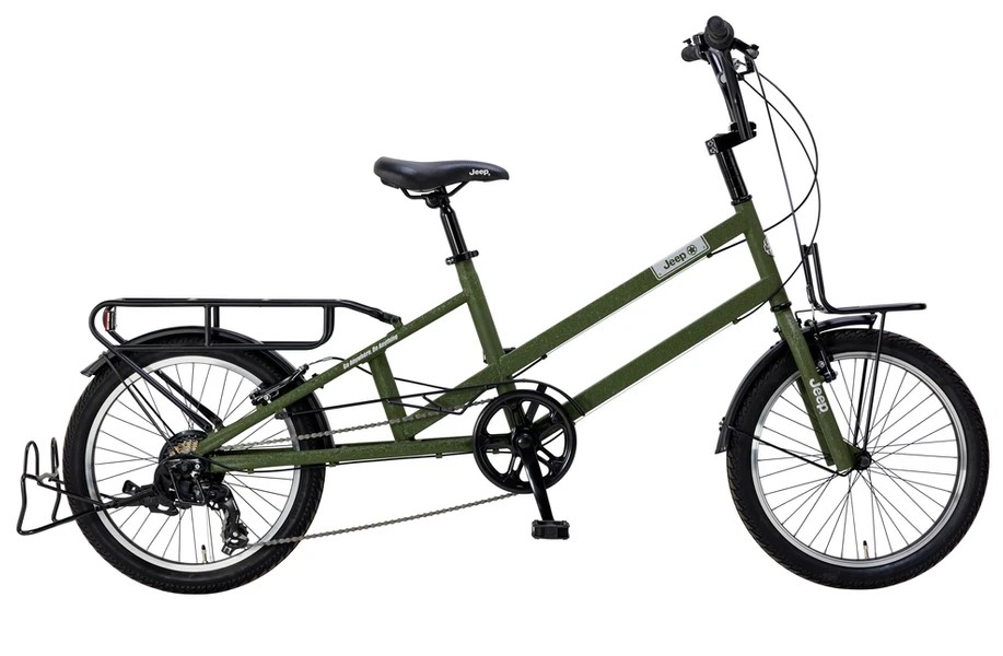 Jeep 折りたたみ自転車（色：カーキ系）｜自転車車体｜自転車