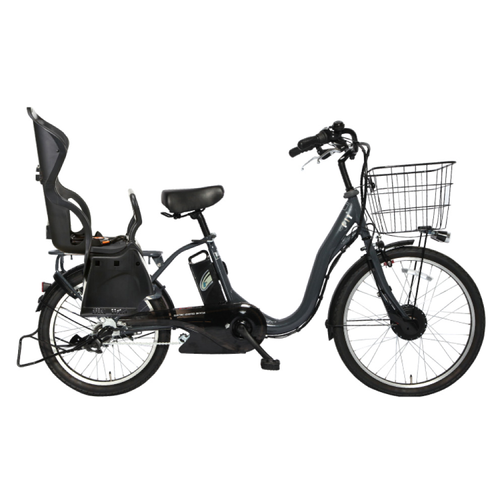 電動アシスト自転車 PELTECH ペルテック 2025年モデル TDH408LP (12Ah)  ブルーグレイ 24インチ