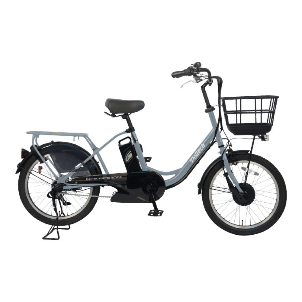 電動アシスト自転車 PELTECH ペルテック 2025年モデル TDN207LP (12Ah) ブルーグレイ 20インチ