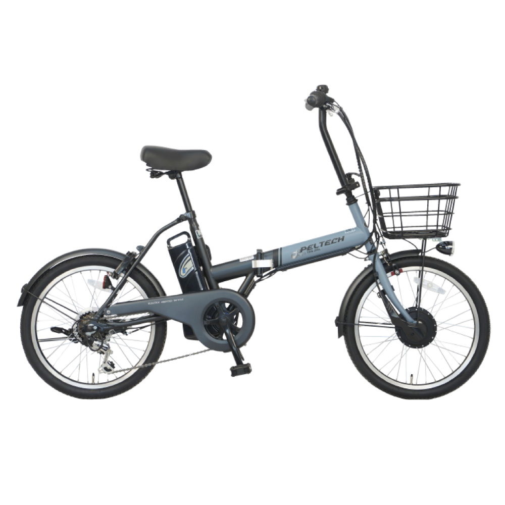 電動アシスト自転車 PELTECH ペルテック 2025年モデル TDN208L (12Ah) ブルーブラック 20インチ