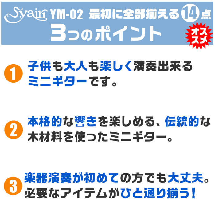 ギター 初心者セット おすすめポイント