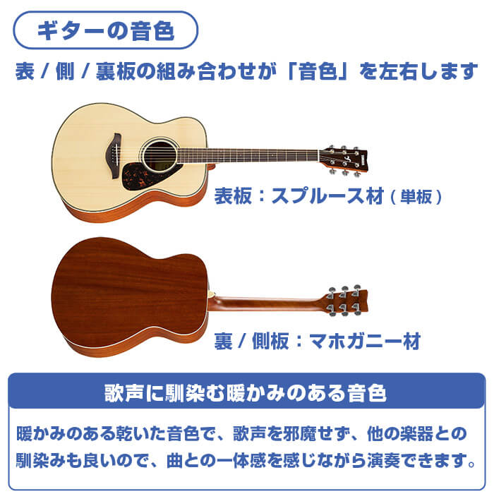 アコースティックギター 初心者 セット YAMAHA FS820 FG820 ヤマハ 