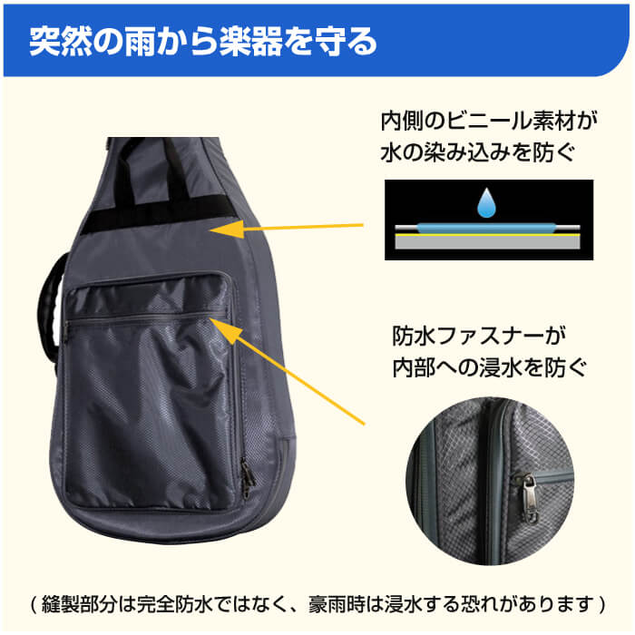 ギターケース 防水 エレキギター KC GB-EG1 リュックタイプ エレキ