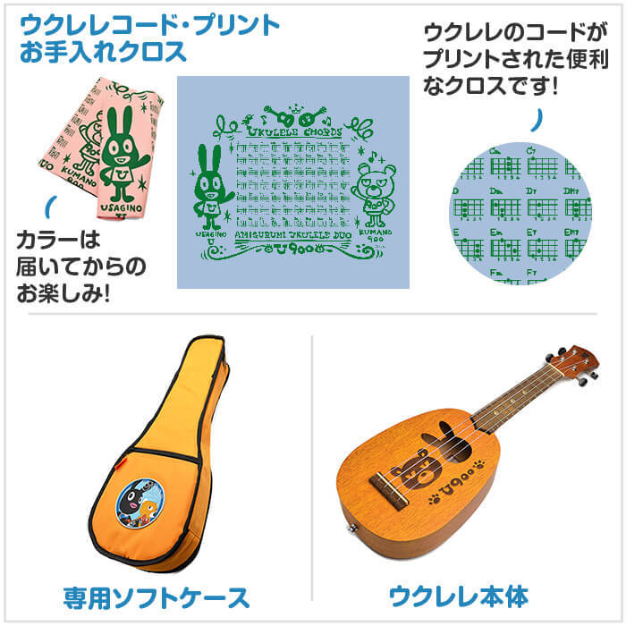 ウクレレ 初心者 セット 入門 2点〜6点 aNueNue aNN-900S マホガニー材
