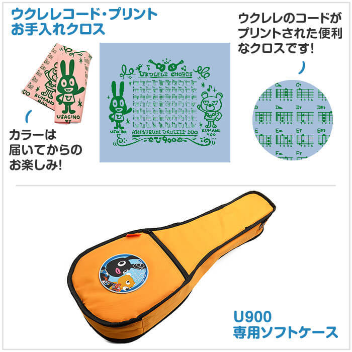 ウクレレ 初心者 セット 入門 2点〜6点 aNueNue aNN-900S マホガニー材