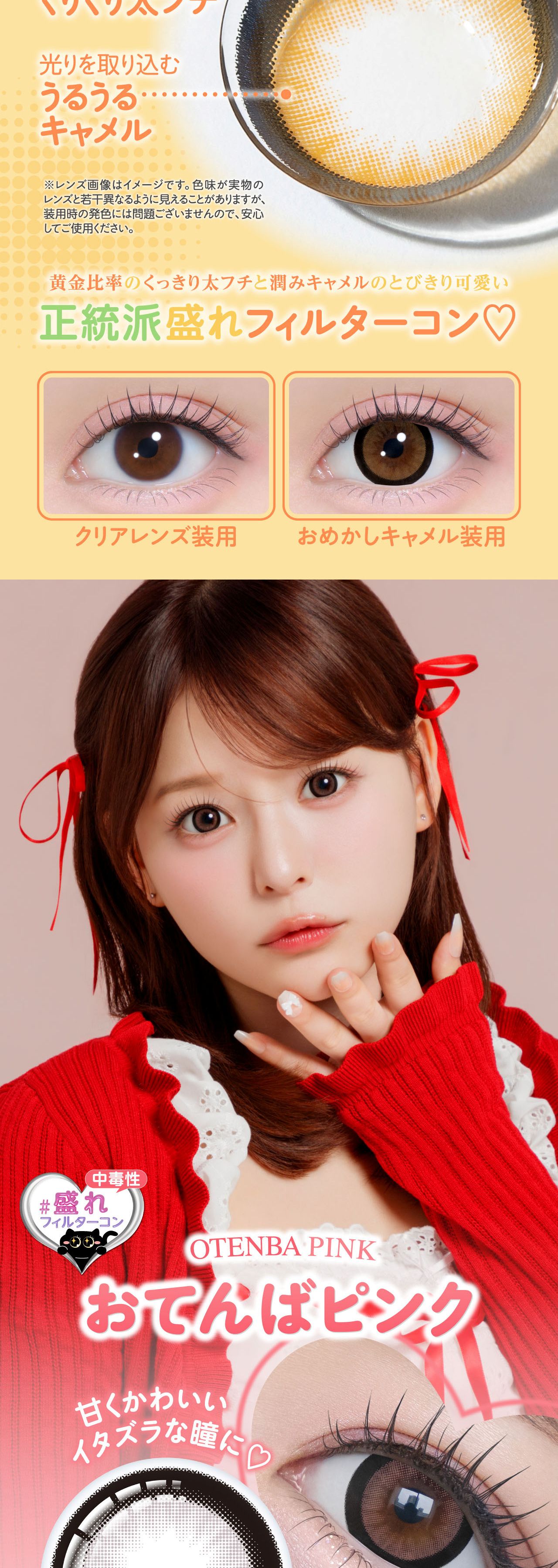 シャプン カラコン ワンデー 1day 度あり 度なし 1箱10枚入り カラー