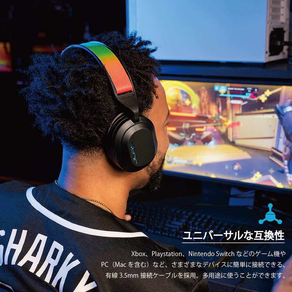 JLAB AUDIO JLab Night Fall｜ゲーミング ヘッドセット 有線