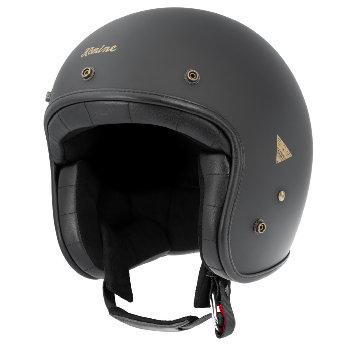 コミネ HK-195 ヘリテージ レザー ジェット ヘルメット KOMINE