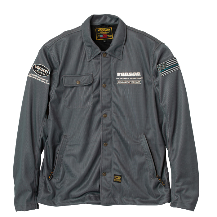 VANSON（バンソン） TVS2603S メッシュコーチジャケット バイク 2026年