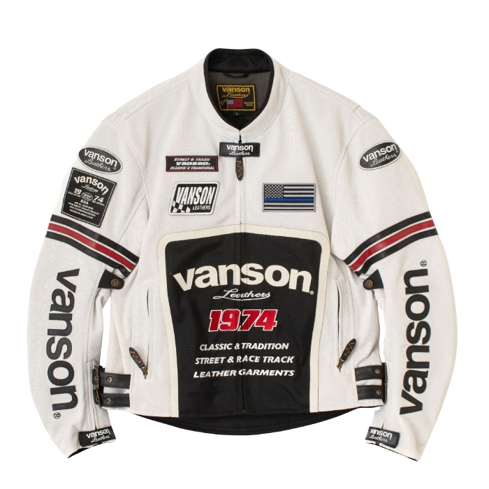 VANSON（バンソン） VS26105S メッシュライダースジャケット バイク