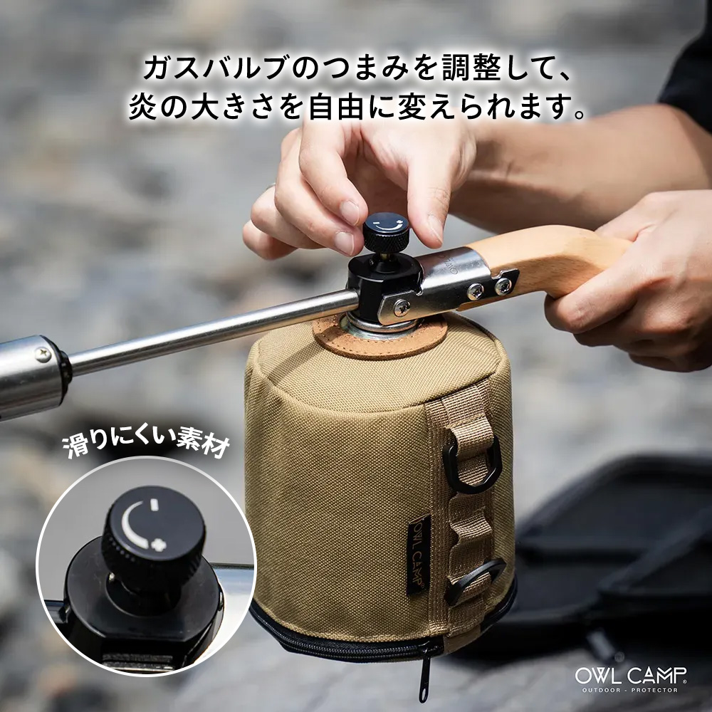 OWL CAMP フォールディングトーチ OWL CAMP】 ○フォールディングトーチ(¥9800) ブラックのみです