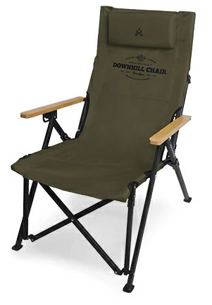 KZM ダウンヒルチェア キャンプ椅子 アウトドアチェア ローチェア 椅子 イス ファミリーチェア ...