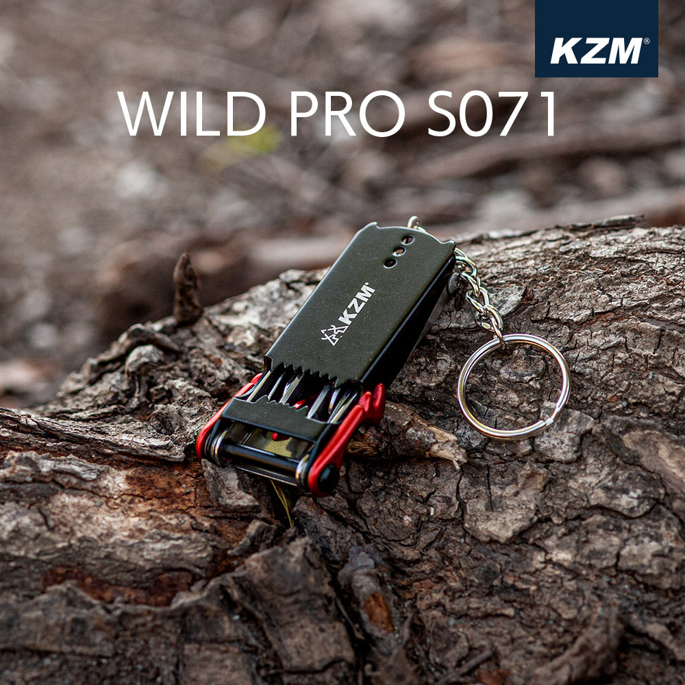 KZM OUTDOOR キャンプ用品 マルチツール ナイフ ドライバー