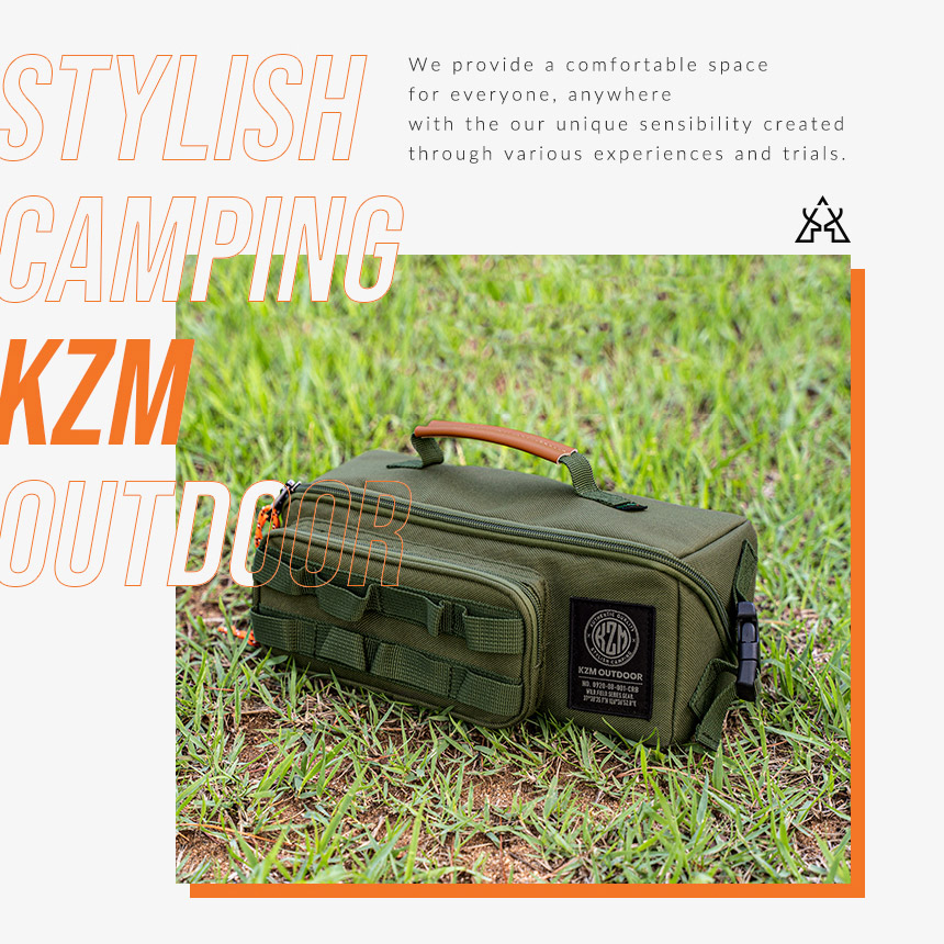 KZM OUTDOOR（カズミ アウトドア） KZM キャンプ用品 アウトドアポーチ