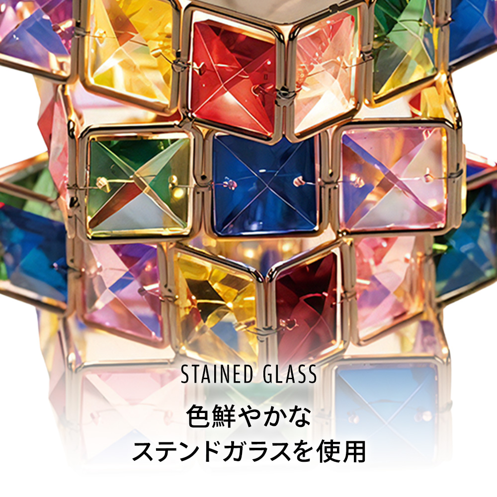m.o.c 魔方ガラスシェード 専用ケース付き ランタン キャンプ