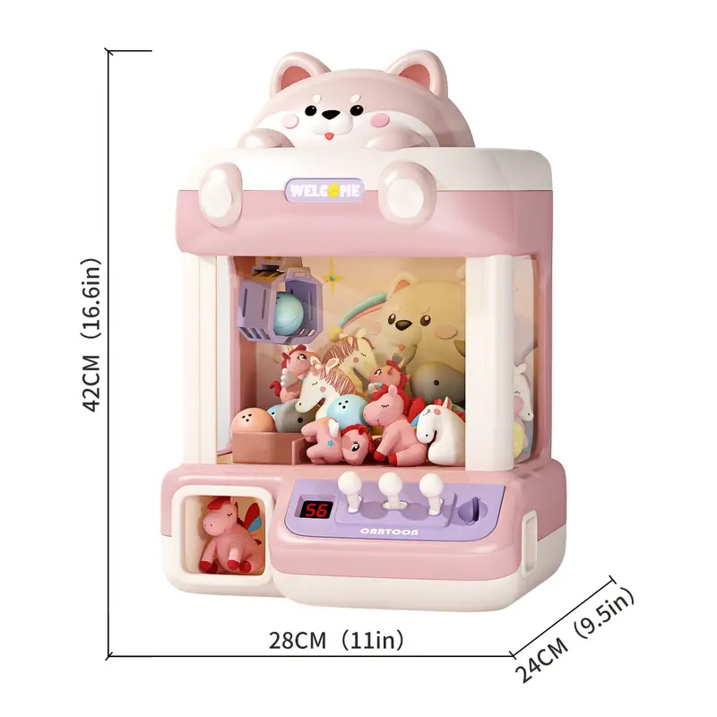 CUTES BEAR クレーンゲーム UFOキャッチャー コイン ぬいぐるみ crane10-02.jpg