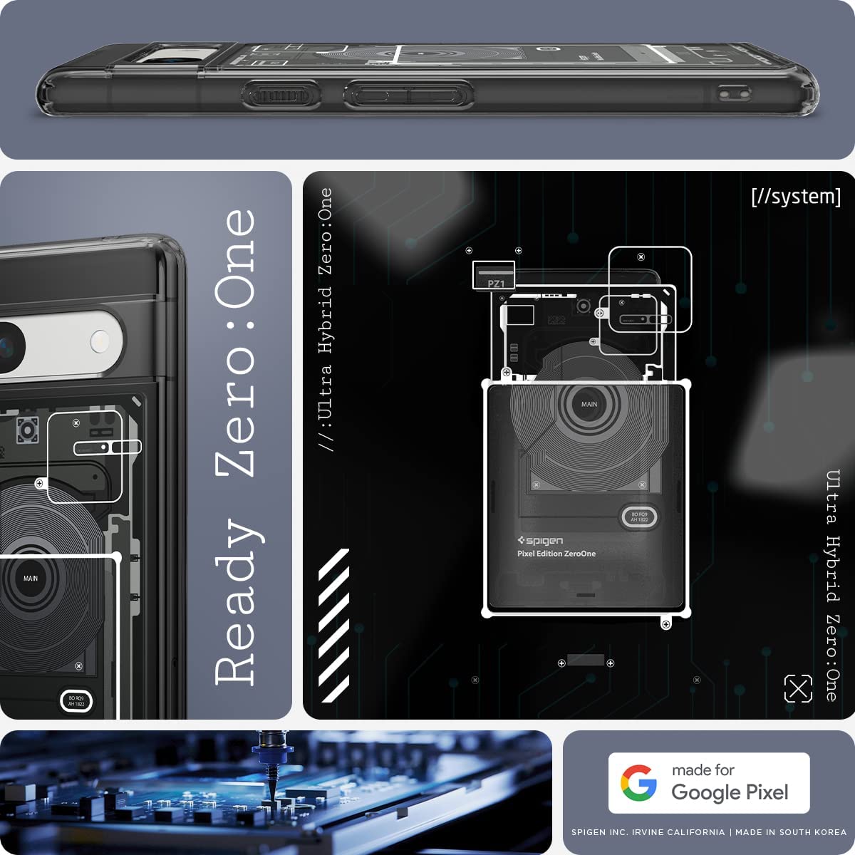 Pixel8本体　フィルム　spigenケース Amazon.co.jp: Spigen Google Pixel8 ケース クリア TPU