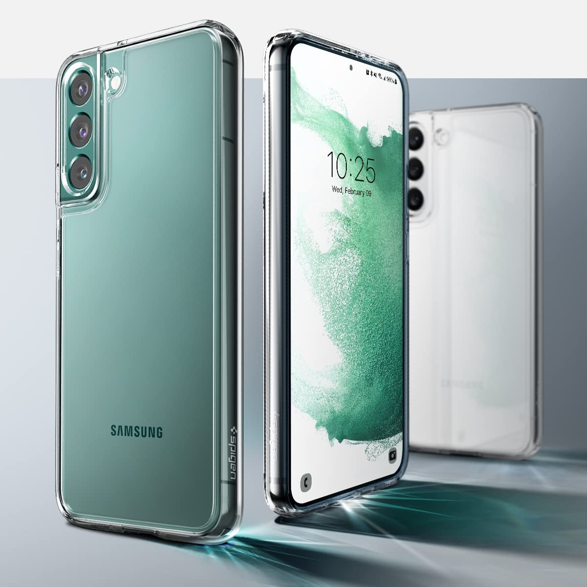 Galaxy S22 ケース TPUバンパー ウルトラ・ハイブリッド シュピゲン 耐