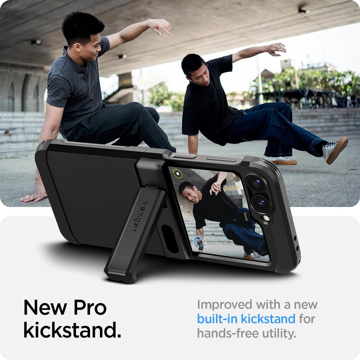 Galaxy Z Flip6 ケース ヒンジ保護 タフ・アーマー プロ