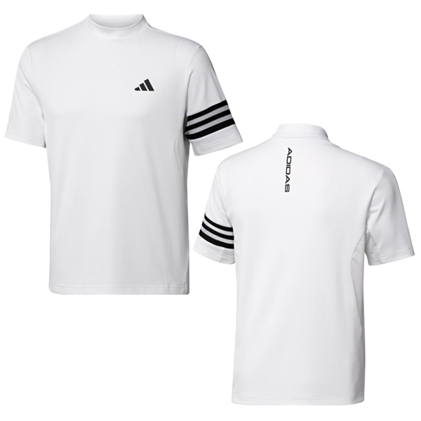 ■【2024 S/S】アディダス IKK67 メンズ 3ストライプス メッシュベントモック adidas golf