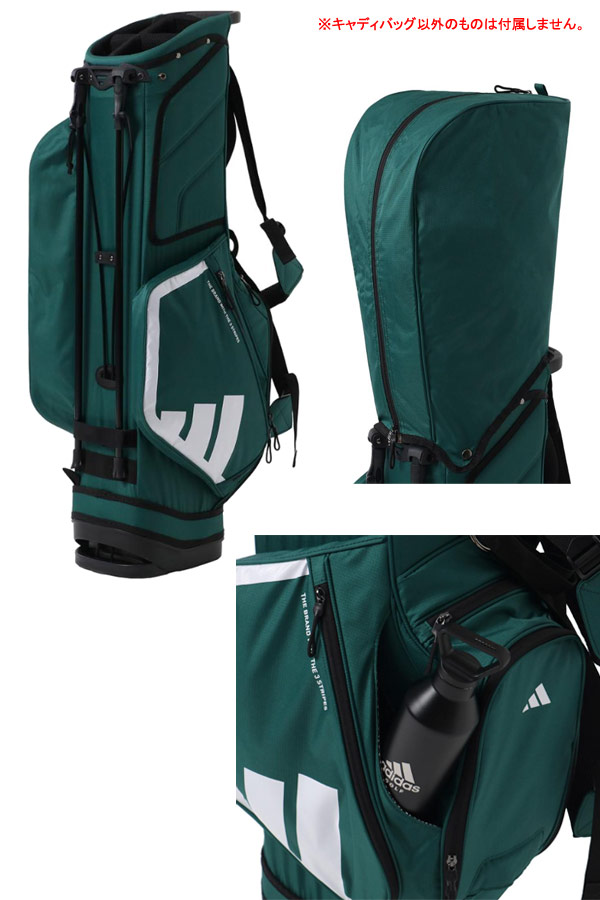 【24年SSモデル】アディダス IKL14 ユニセックス 軽量 ロゴスタンドバッグ SB LIGHTWEIGHT LOGO STAND BAG adidas golf｜jngolf2010｜04