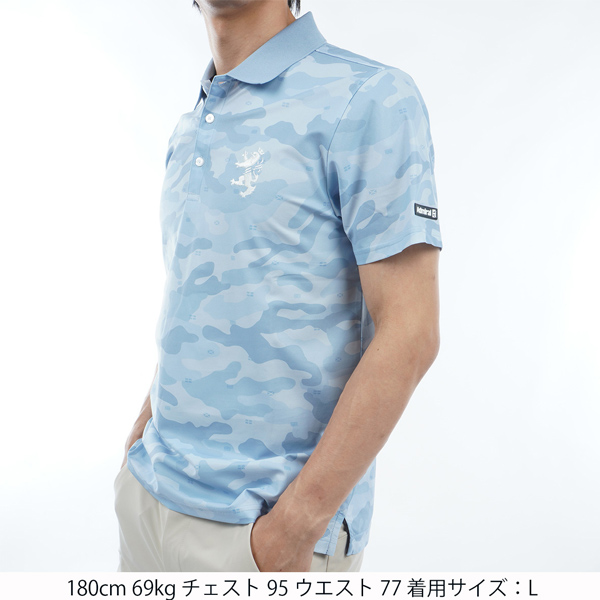 Admiral - 極美品❗️アドミラルゴルフ M 半袖ポロシャツ ブルー