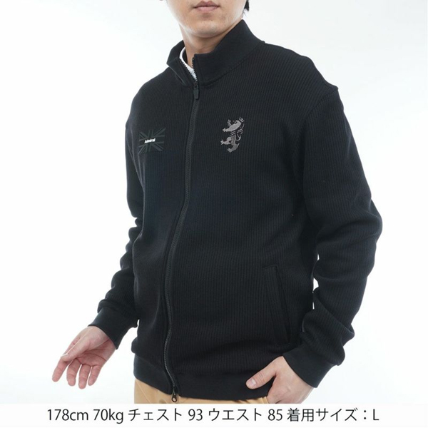 アドミラル 25年秋冬ウエア 新作 メンズ ゴルフ トラック ジャケット ADMA565 ニットライク Admiral Golf 長袖 アウター 上着 羽織 重ね着 ASR SAL