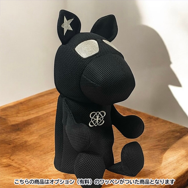 4クローバークロス パンドル ヘッドカバー【 ブラック メッシュ生地 