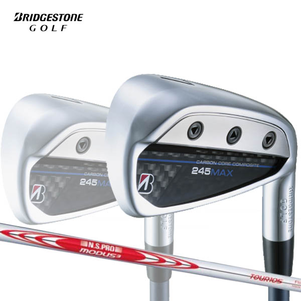 ゴルフクラブ BRIDGESTONE GOLF 245MAX 5本組アイアン 245MAX IRON ［VANQUISH BSi for MAX]（カーボン） 5本セット（#7～9