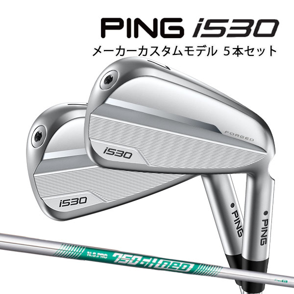 【値下げしました】【最新モデル】PING i530アイアン 7I〜U 5本セット PING (特注 納期5-7週)ピンゴルフ i530 アイアンセット(5本 #6-9