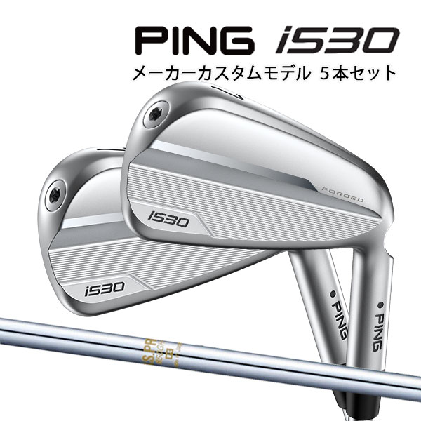 PING ♪【特注】ピン i530 アイアン5本セット(6〜9,PW) [N.S.プロ