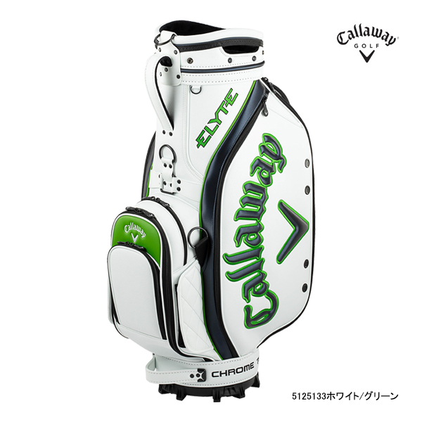 Callaway キャディバッグ ホワイト/グリーン Callaway キャロウェイ 25年秋冬モデル 新作 ゴルフ キャディ