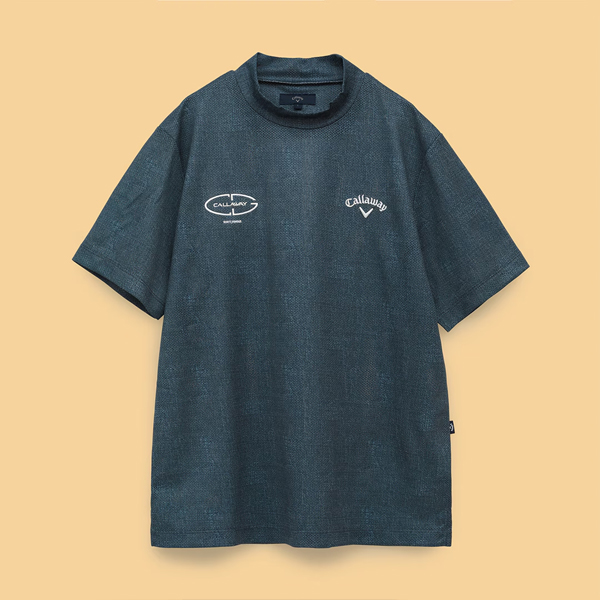 新作 キャロウェイ ゴルフ メンズ ウェア 半袖 モックネック シャツ C25134116 スポーツ メッシュ 速乾 Mock Neck shirt Callaway GOLF 25SSW YPP | Callaway | 04