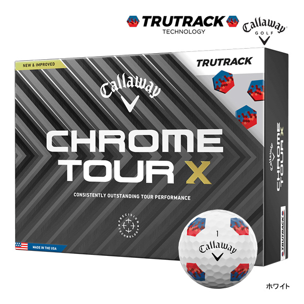 Callaway（キャロウェイ） ゴルフ ボール クロムソフト トゥルー