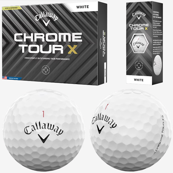 ★【2ダース(24球)セット】【24年モデル】キャロウェイ クロムツアー エックス ボール Callaway CHROME TOUR X GOLF BALL｜jngolf2010｜02