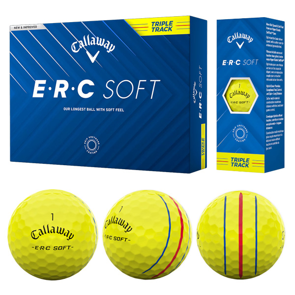 新作 キャロウェイ ゴルフ E・R・C ソフト ボール ERC SOFT BALL 25年モデル 1ダース 12球入り ホワイト イエロー Callaway GOLF 25B | Callaway | 02