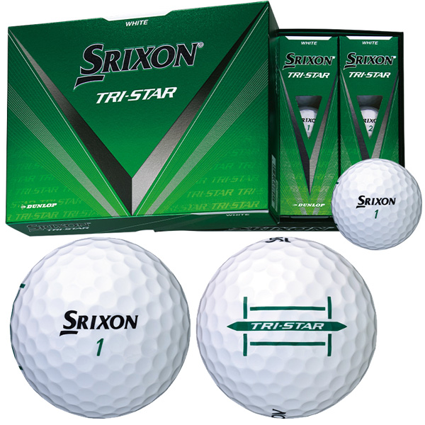 【24年モデル】 スリクソン ゴルフボール トライスター 5 1ダース(12球) SRIXON DUNLOP TRI-STAR 5｜jngolf2010｜02