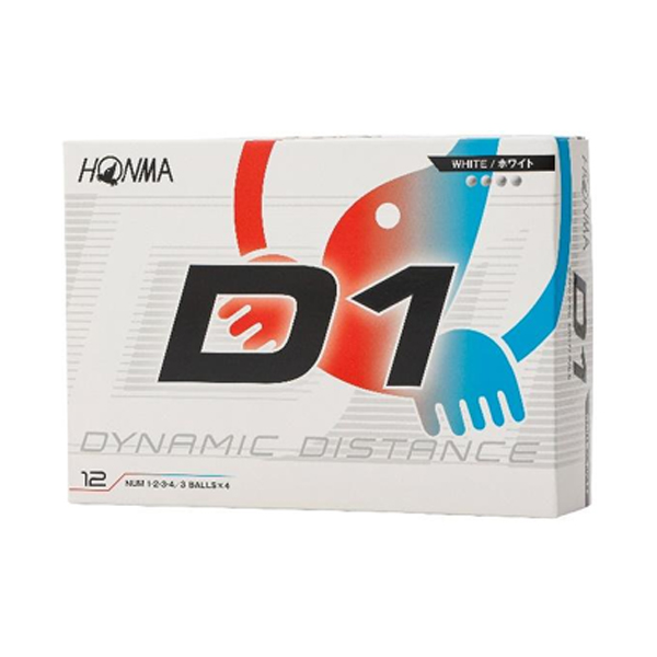 HONMA GOLF（本間ゴルフ） D1 ボール 1ダース(12球入り) 2026年モデル