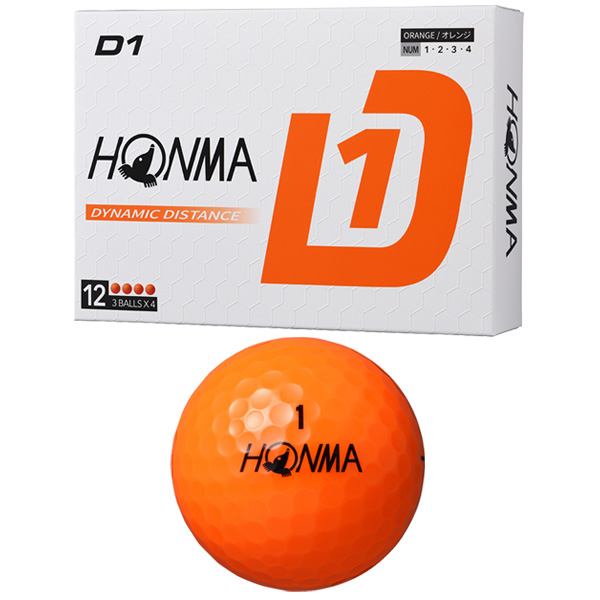 【3ダース(36球)セット】【24年モデル】本間ゴルフ ホンマ D1 ボール HONMA BALL D1 BT2401｜jngolf2010｜04