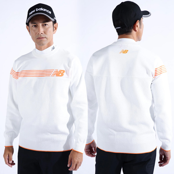 ♪【2023 A/W】ニューバランス 012-3270001 メンズ クルーネック ニットプルオーバー CREW NECK KNIT PULLOVER WORLD new balance