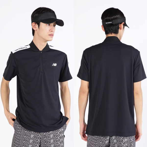 ♪□【2024 S/S】ニューバランス メンズ ベースボールカラーポロシャツ 012-4160002 BASEBALL COLLAR POLO SHIRT SPORT new balance｜jngolf2010｜02