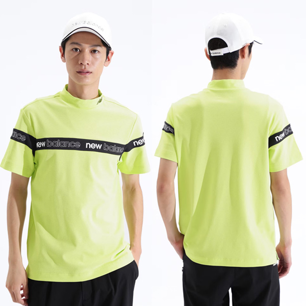 ♪□【2024 S/S】ニューバランス メンズ 半袖 モックネックプルオーバー 012-4166003 S/SLEEVE MOCK NECK PULLOVER SPORT new balance｜jngolf2010｜05