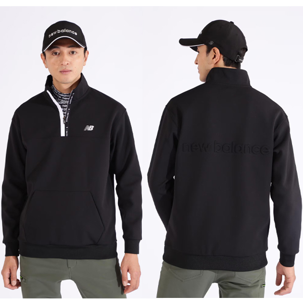 NB GOLF ニューバランスゴルフ 4 リバーシブルジャケット 黒 総柄 NB GOLF ニューバランスゴルフ 4 リバーシブルジャケット 黒 総