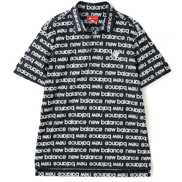 新作 ニューバランス ゴルフ メンズ ウエア カラー シャツ 012-5168002 半袖 new balance GOLF NB S/SLEEVE COLLAR SHIRT ストレッチ 25SSW 10PT ASR | New Balance Golf | 01