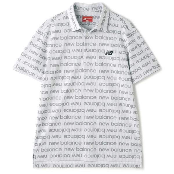 新作 ニューバランス ゴルフ メンズ ウエア カラー シャツ 012-5168002 半袖 new balance GOLF NB S/SLEEVE COLLAR SHIRT ストレッチ 25SSW 10PT ASR | New Balance Golf | 02