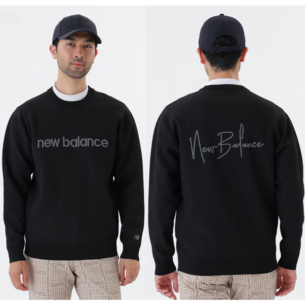 美品 new balance ニューバランス ゴルフニット ブラック 4 New Balance Golf（ニューバランスゴルフ） ニューバランス 25年秋冬